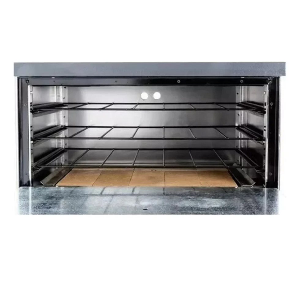 Horno Pizzero El gauchito 6 Moldes Sol Real Acero Inoxidable 607-i