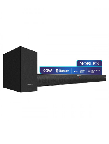 Barra de Sonido Noblex con 2.1 Subwoofer Inalįmbrico 90W 94SB100SWP