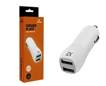 Cargador Dekkin con Doble Puerto USB 2.0 AT-ACC-WA0 AUTO