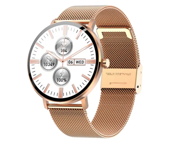 Smartwatch Grow-Home GR-23 Luxe gold/gold metal Strap