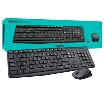 Teclado + Mouse LOGITECH MK235 inalambrico