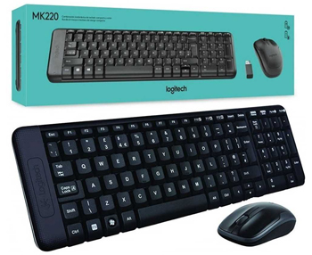 Teclado y mouse Logitech MK220 usb