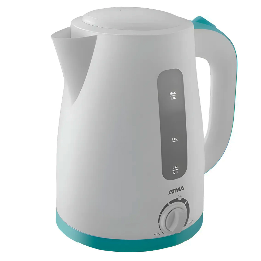 Pava Electrica Atma con corte y regulador PE1821NAP2 BLANCA