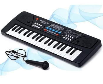 Organo musical 31 teclas 48 cm con microfono carga usb