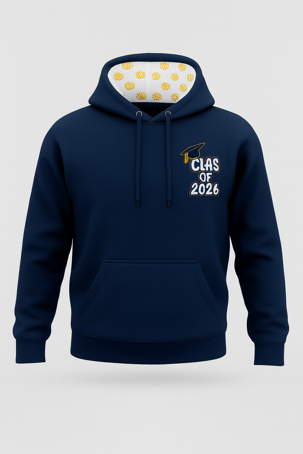 Hoodie con logos Bordados