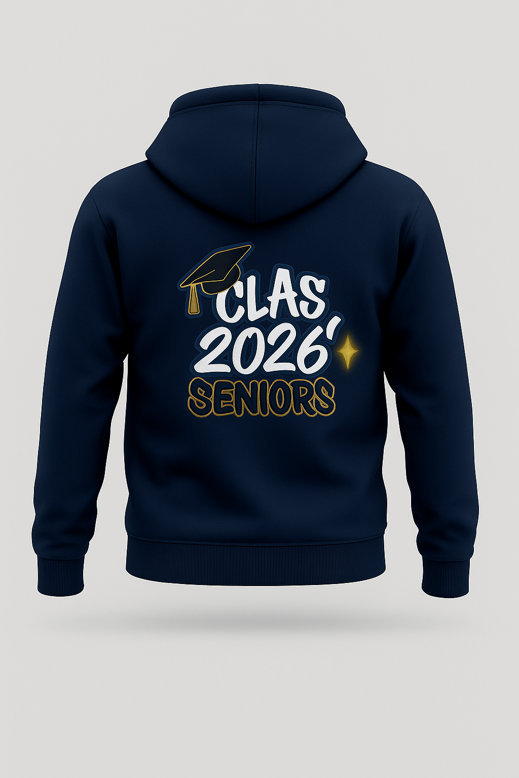 Hoodie con logos Bordados