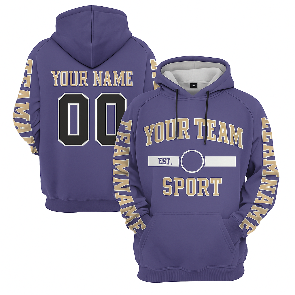 Hoodie con logos Sublimados