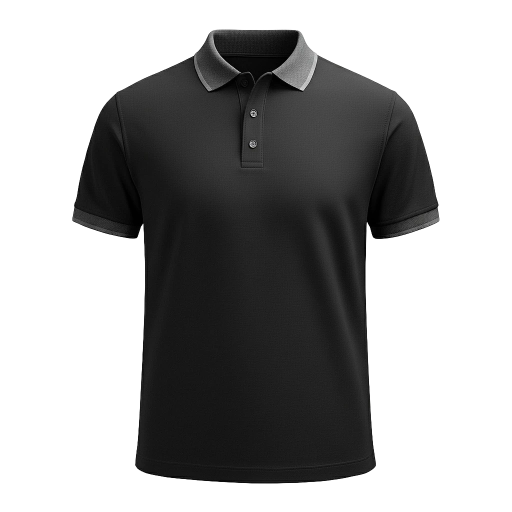 Polos con Ribete en Cuello y Mangas con Logos Bordados