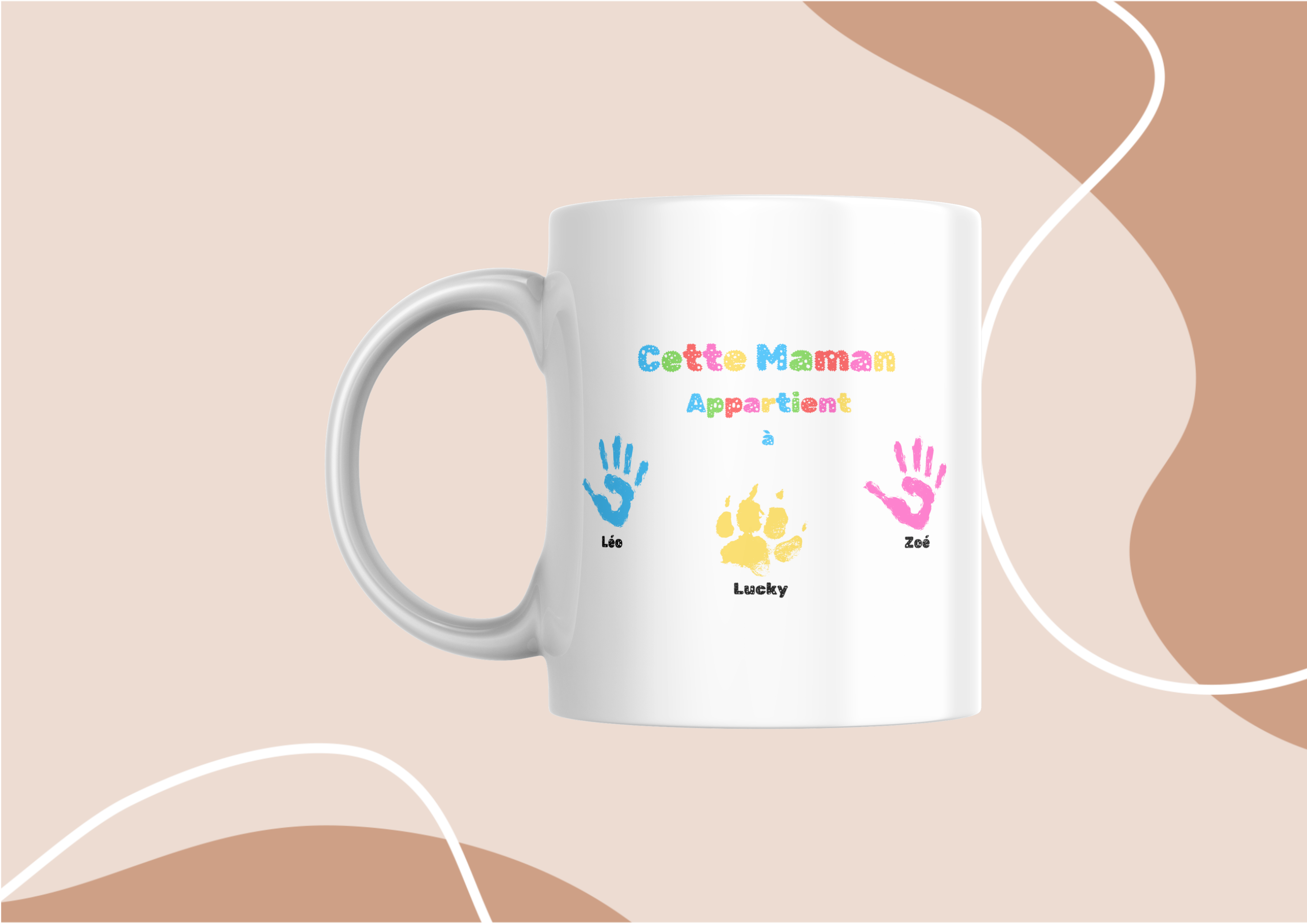 Mug personnalisé pour maman ou papa