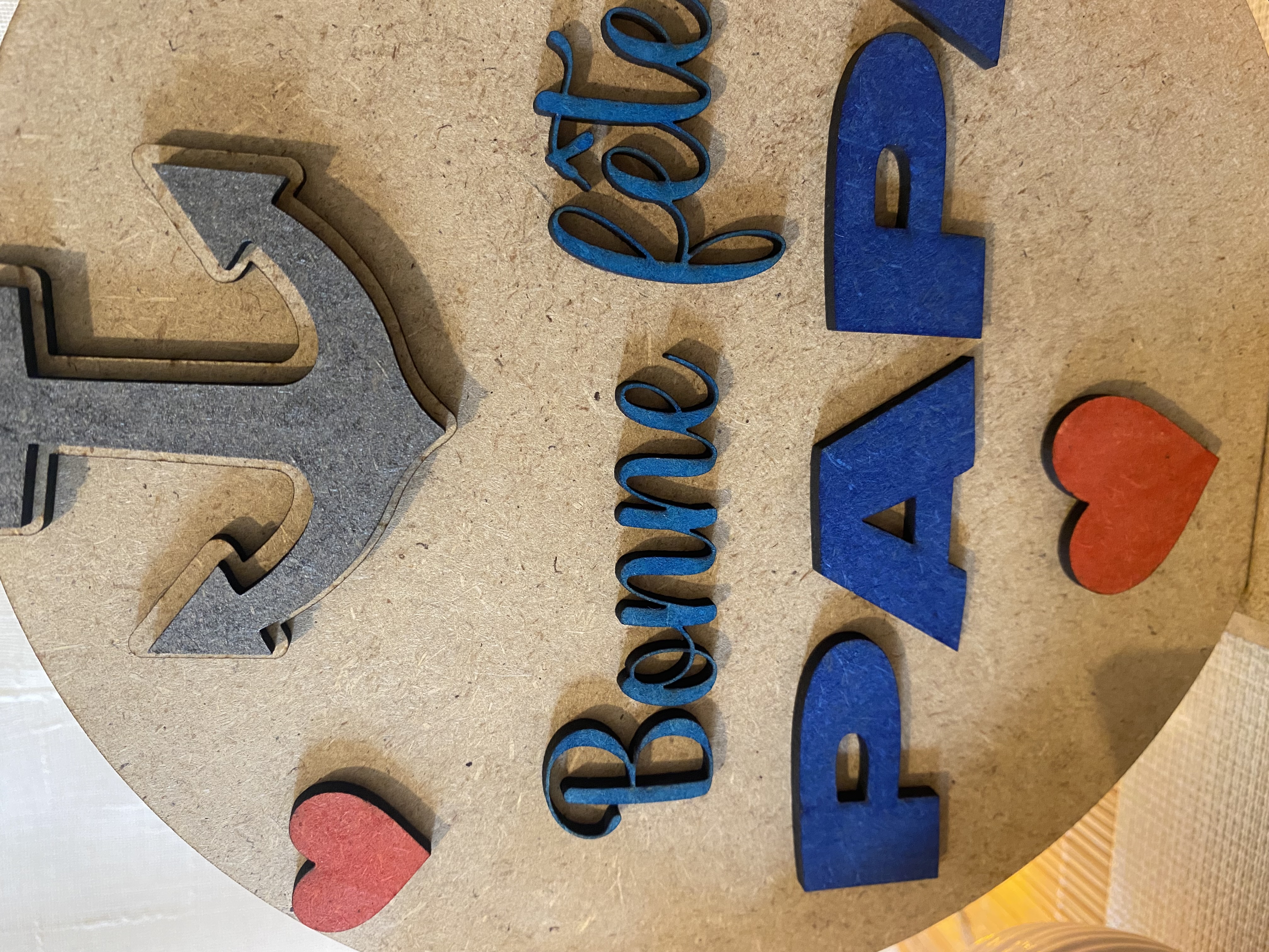 Décoration 'Bonne fête Papa'