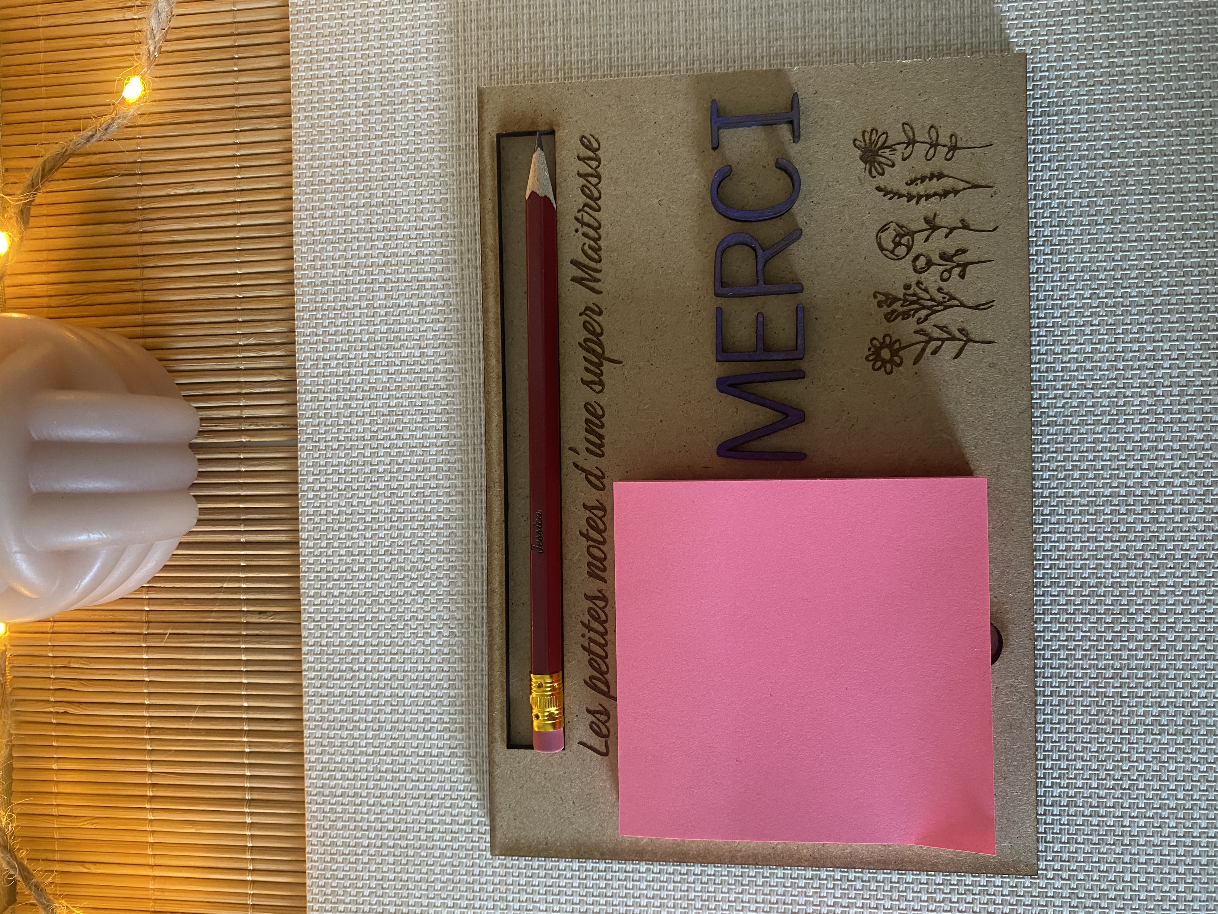 Bloc-notes Merci Maîtresse