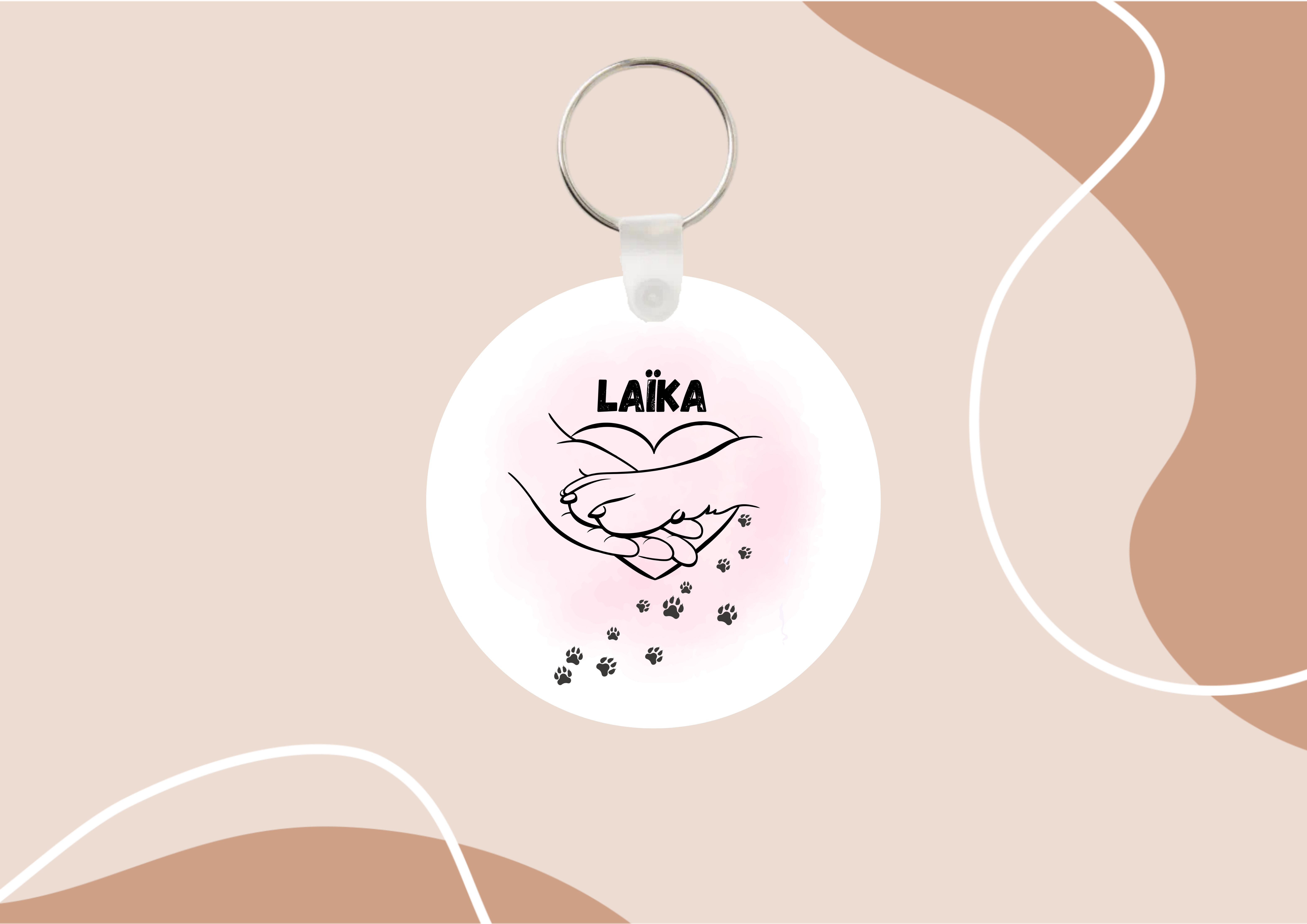 Porte-clés personnalisé " animal de compagnie"