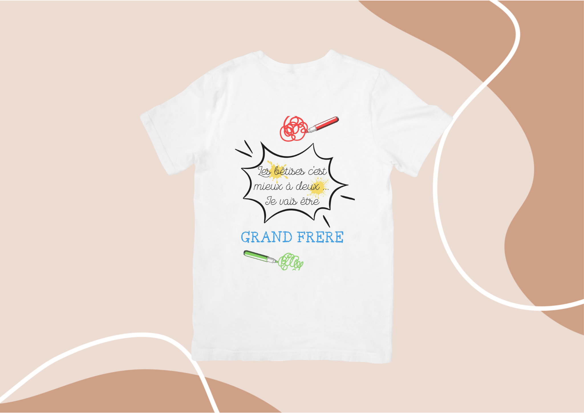 T-shirt Grande soeur / Grand frère