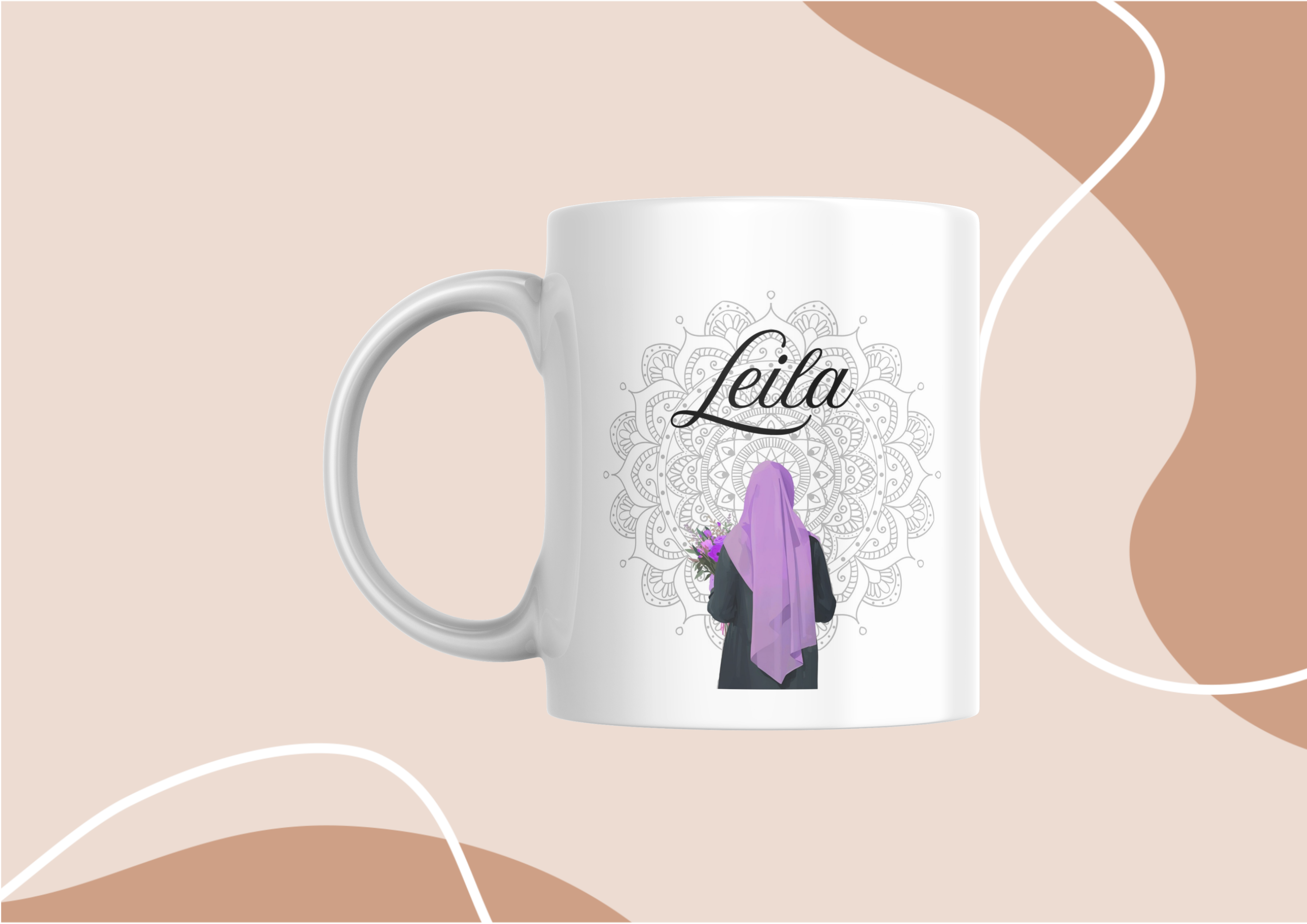 Mug personnalisé "style oriental"