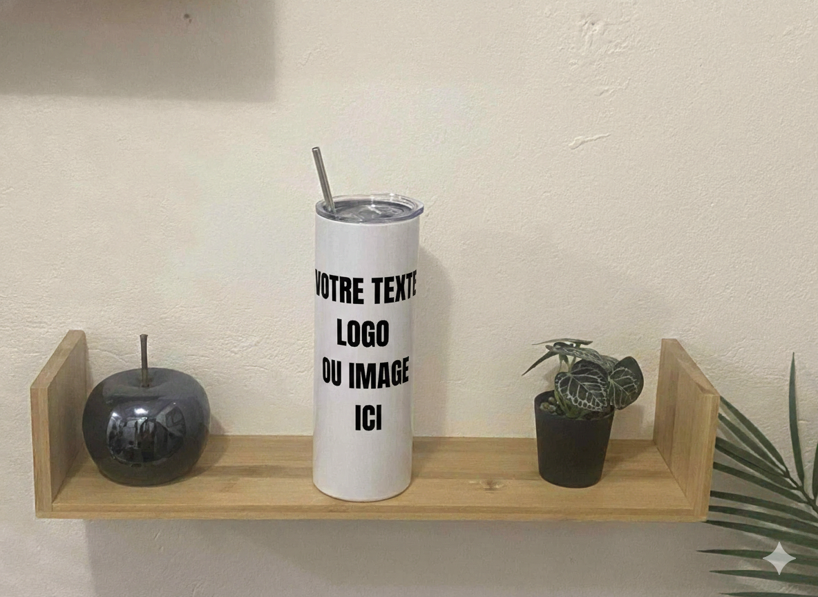 Gourde personnalisable en acier inoxydable