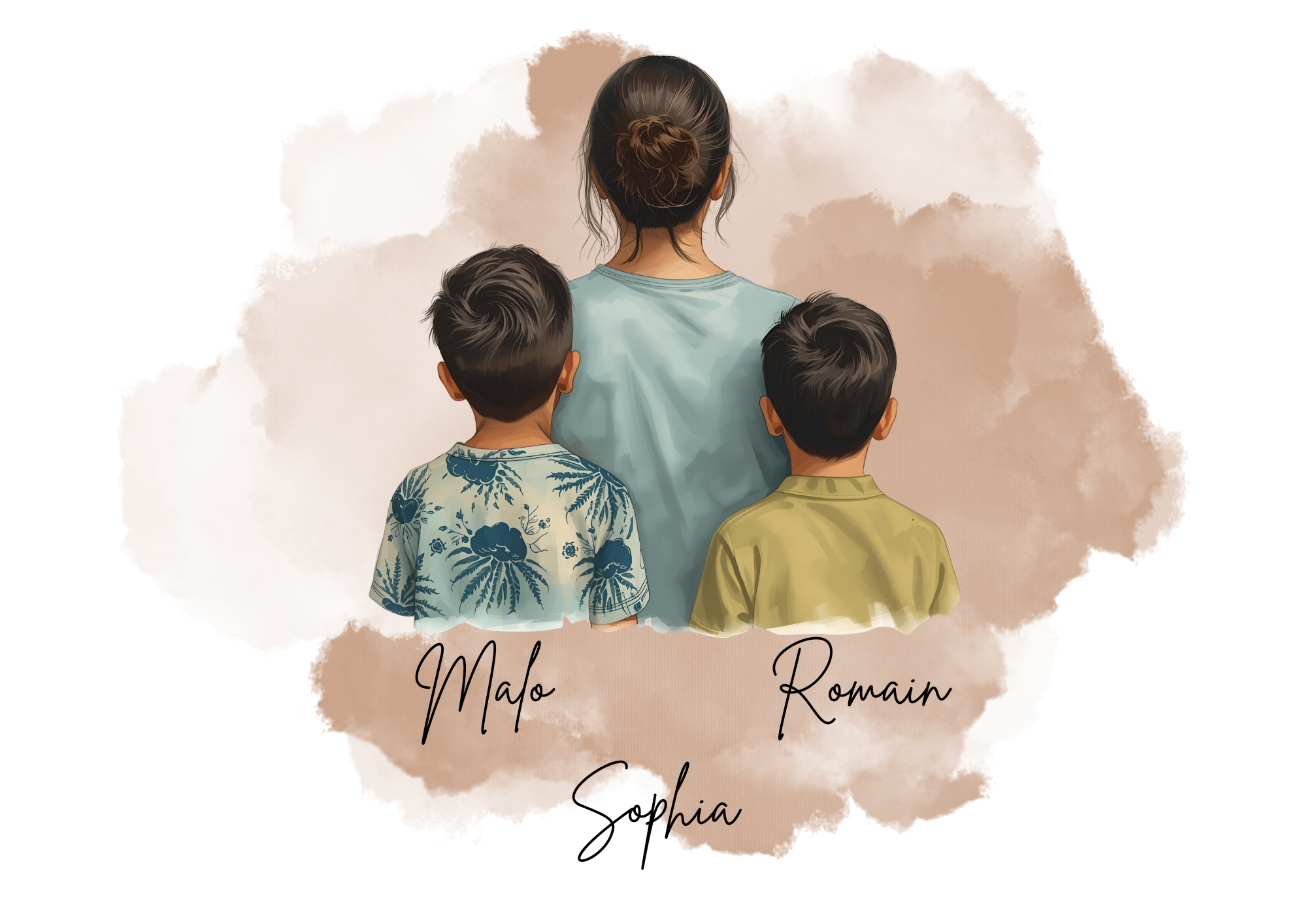 Collier personnalisé avec pendentif illustré