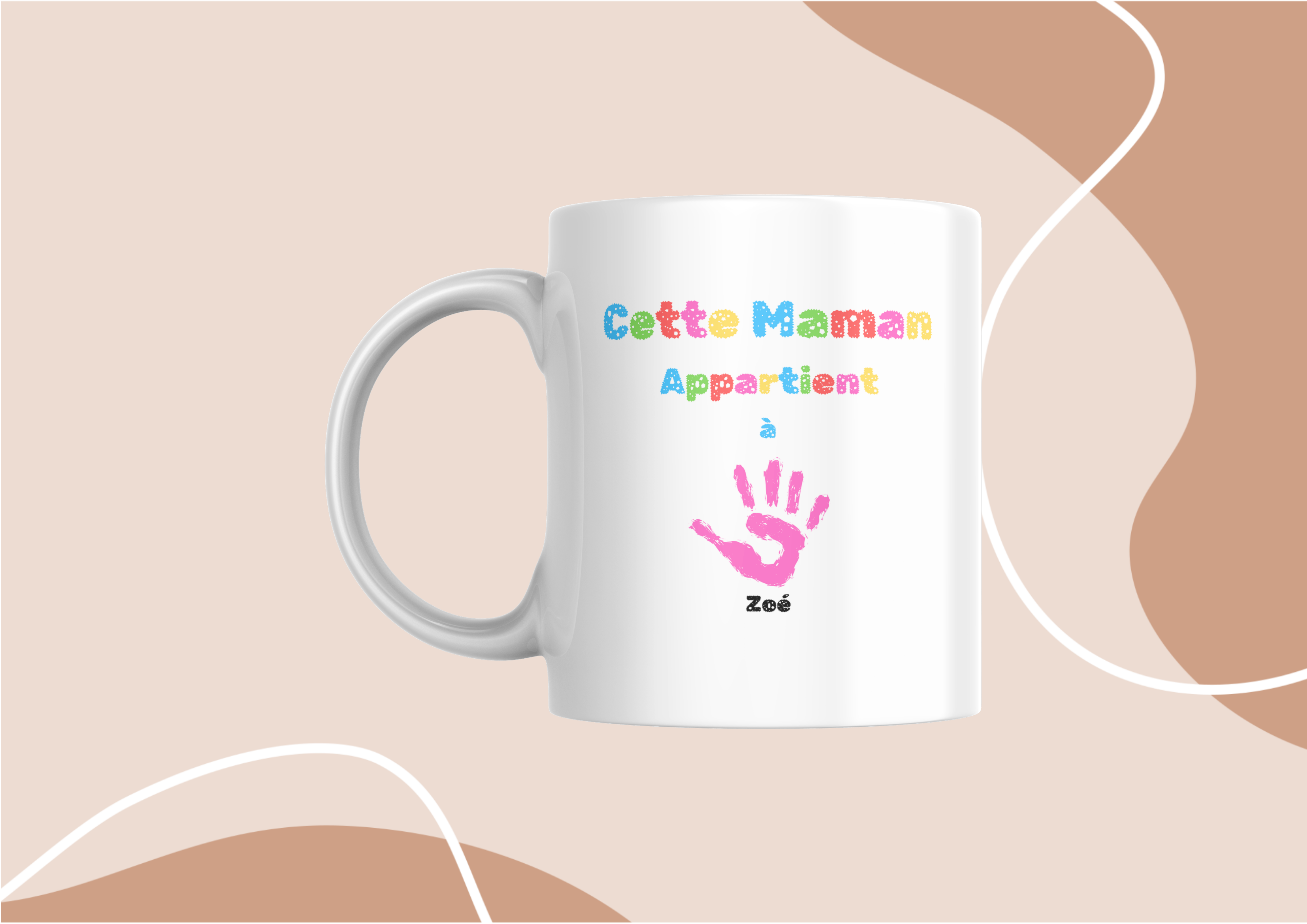 Mug personnalisé pour maman ou papa