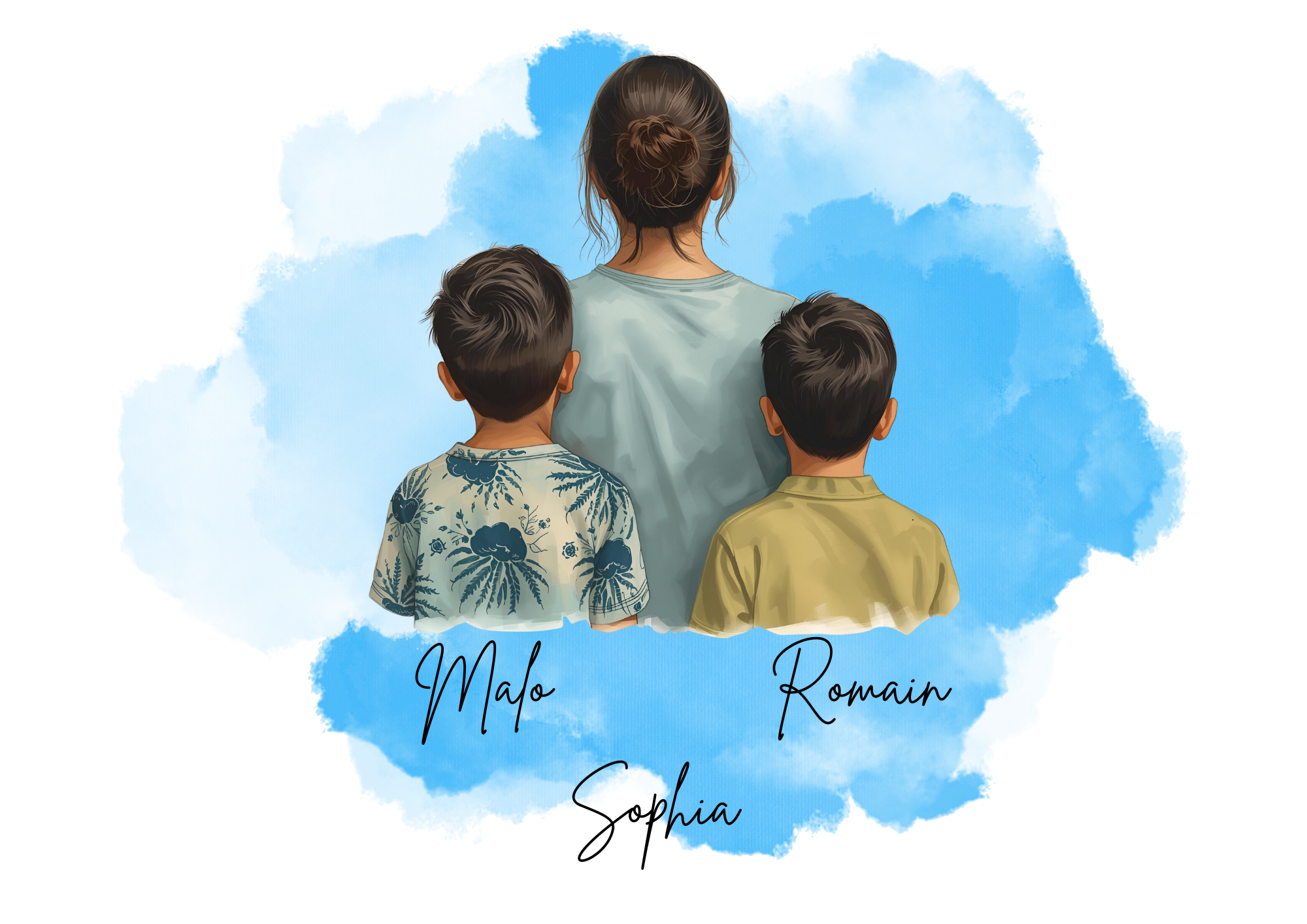 Collier personnalisé avec pendentif illustré