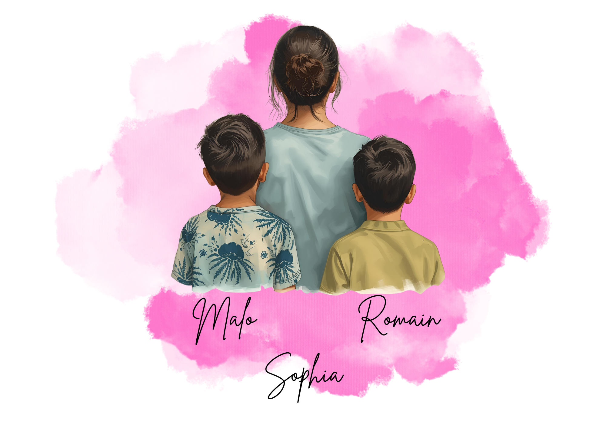 Collier personnalisé avec pendentif illustré