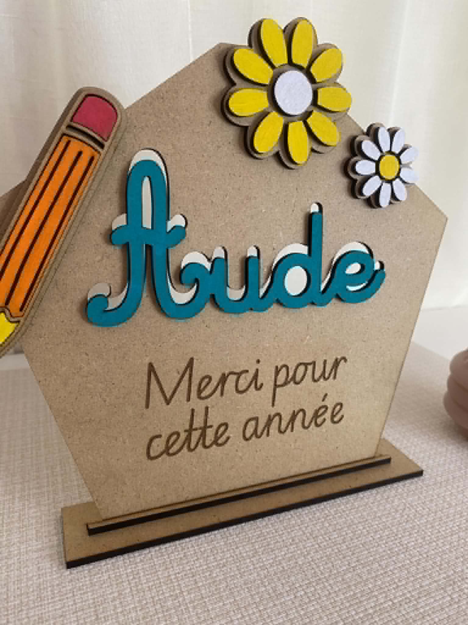 Plaque de remerciement 