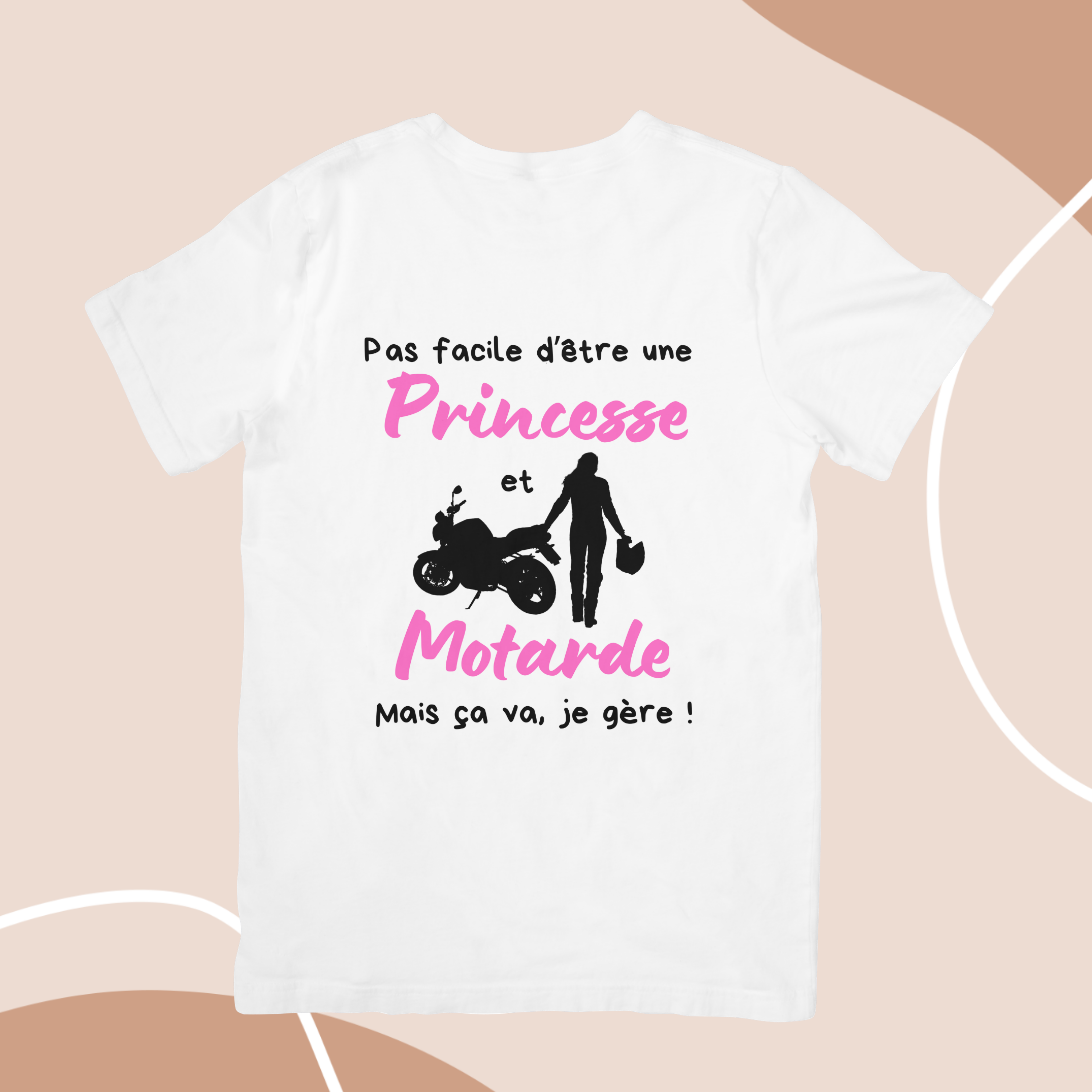T-shirt Princesse Motarde