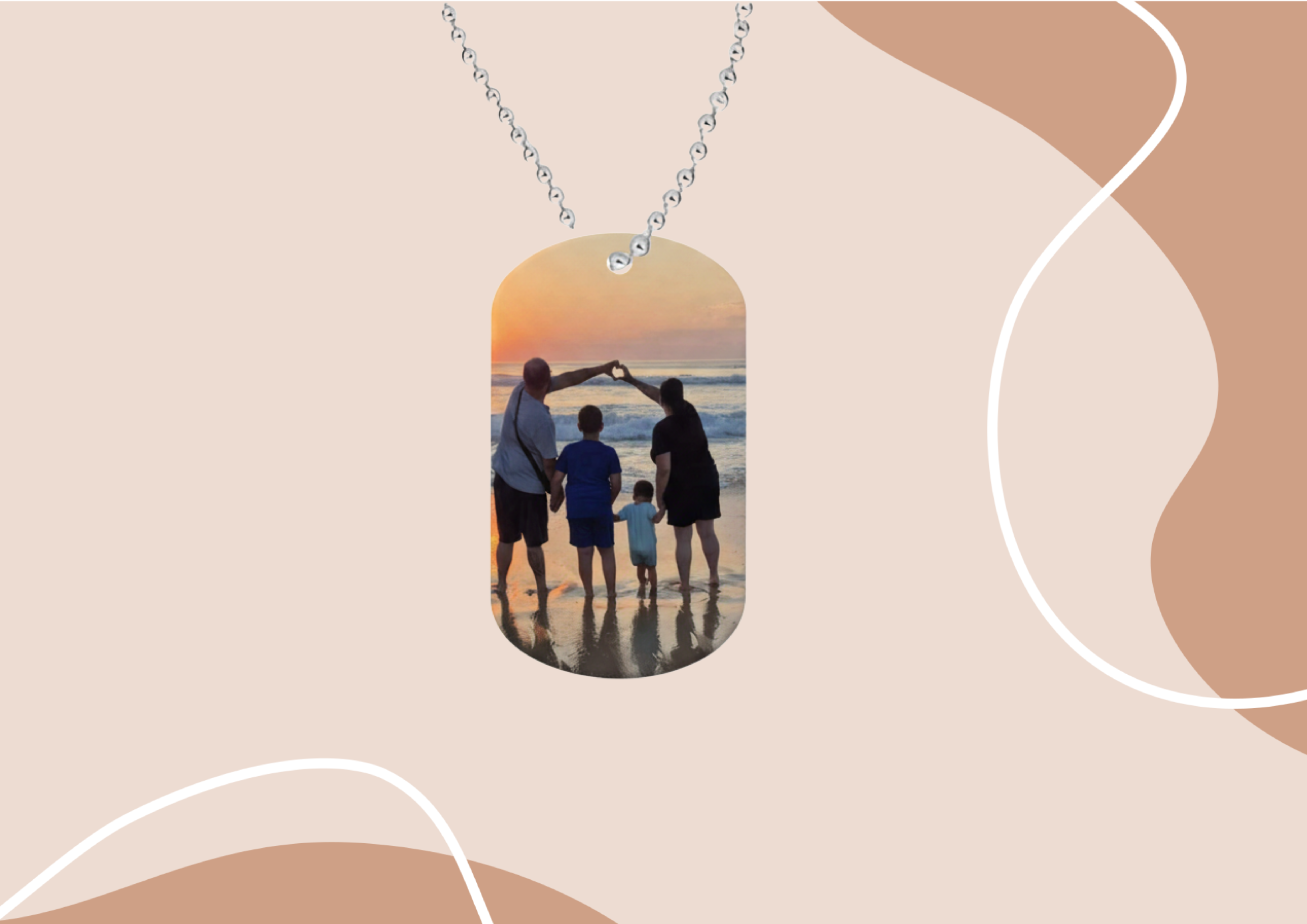 Pendentif personnalisé avec photo 