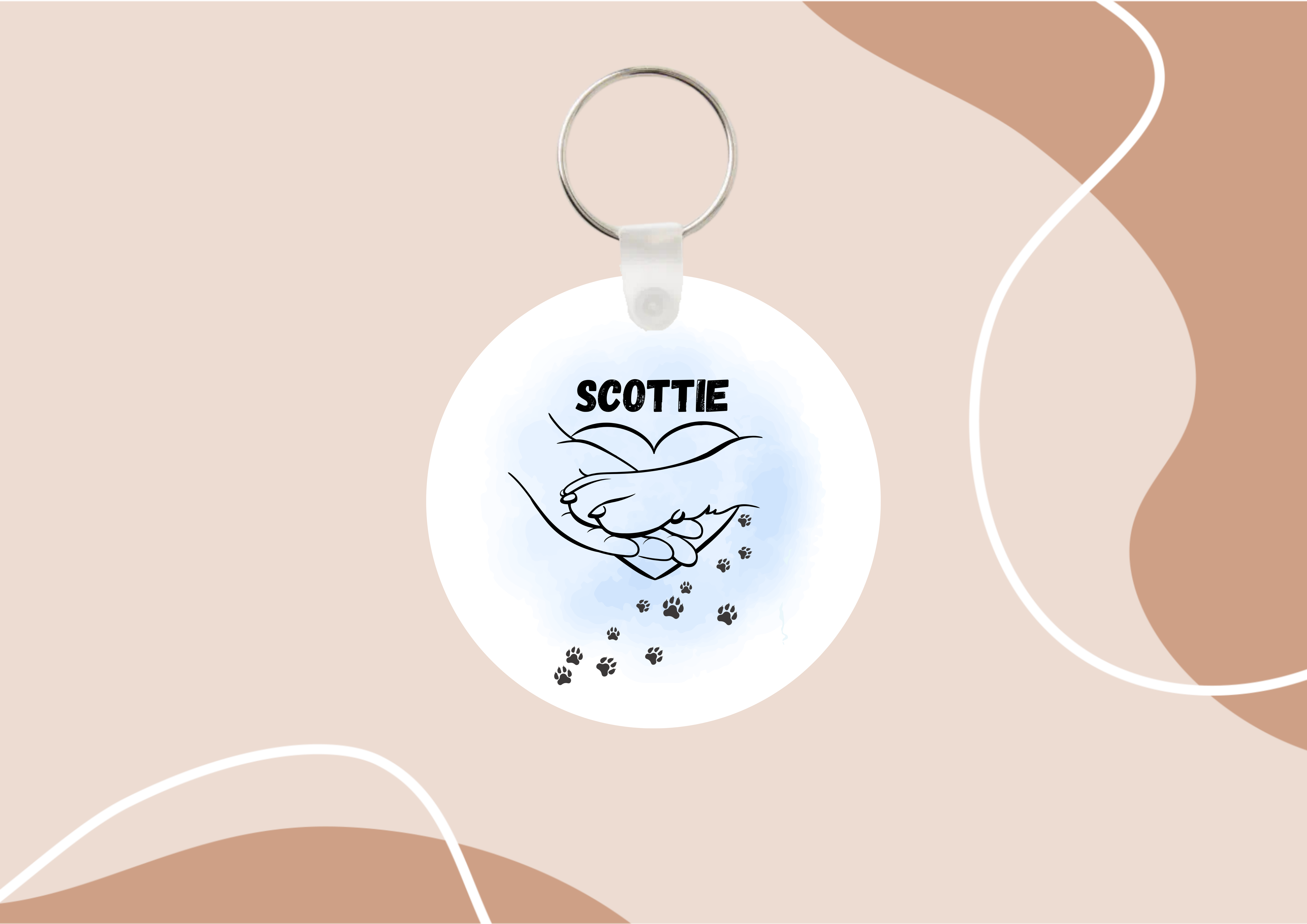 Porte-clés personnalisé " animal de compagnie"