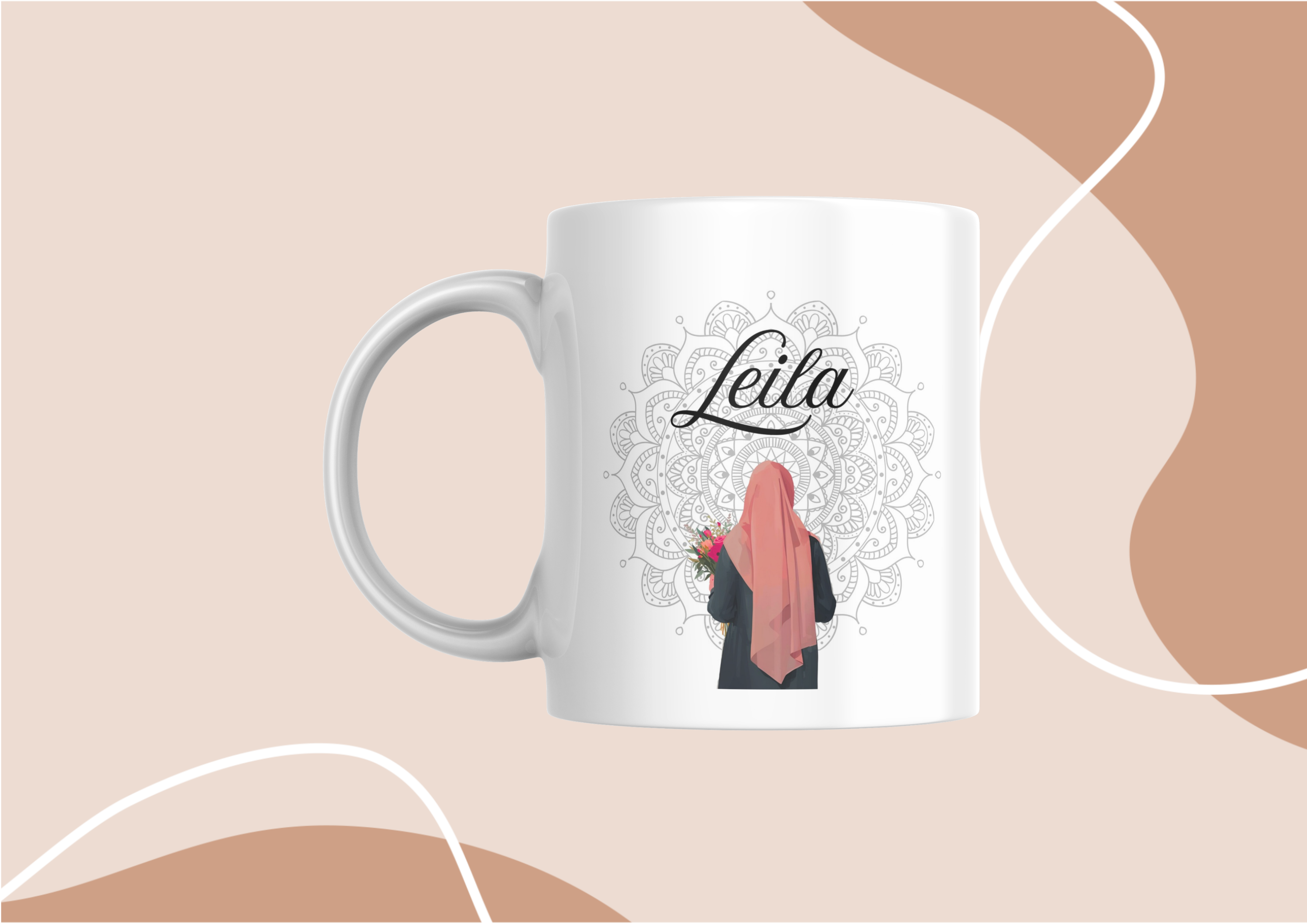 Mug personnalisé "style oriental"