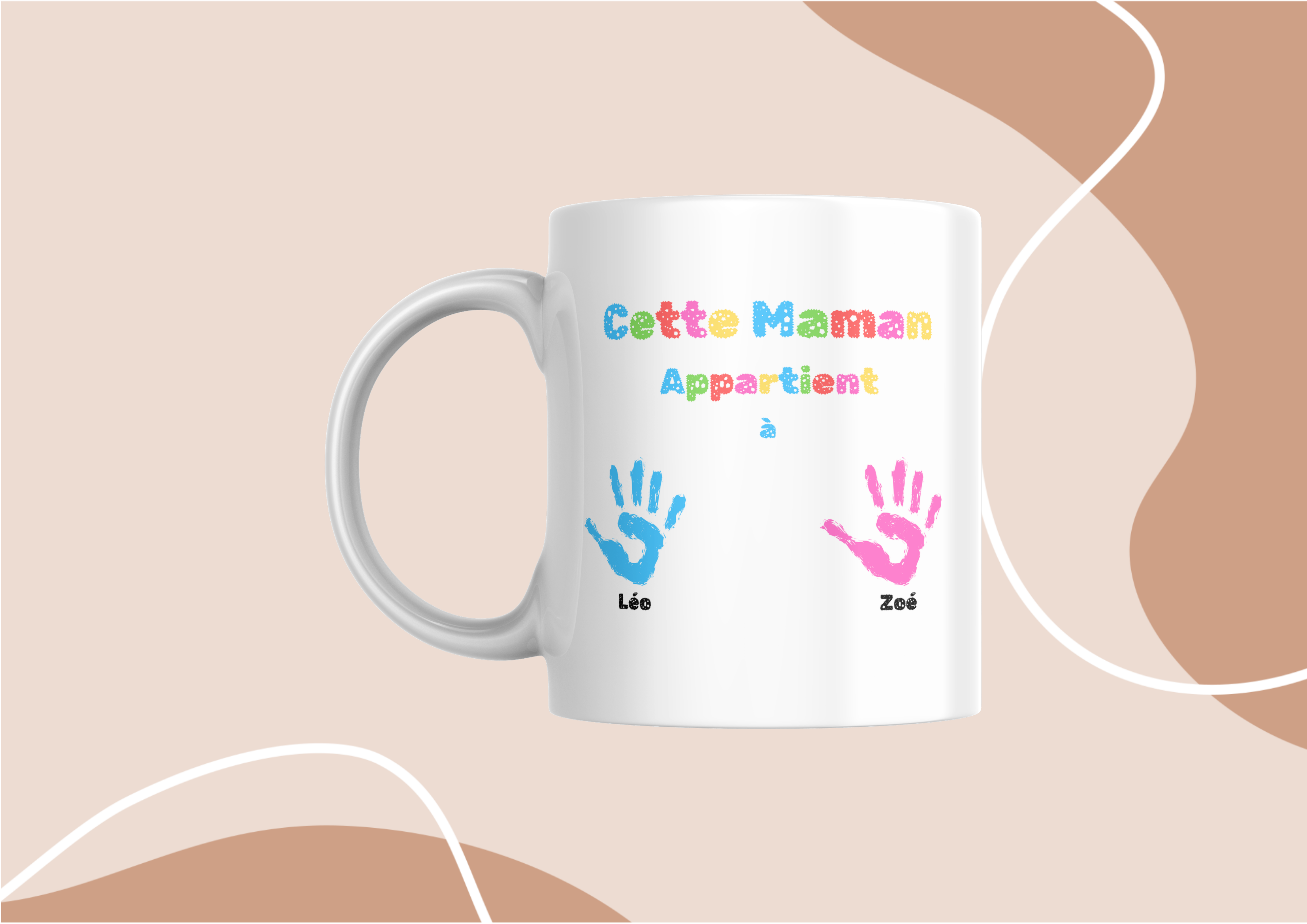 Mug personnalisé pour maman ou papa