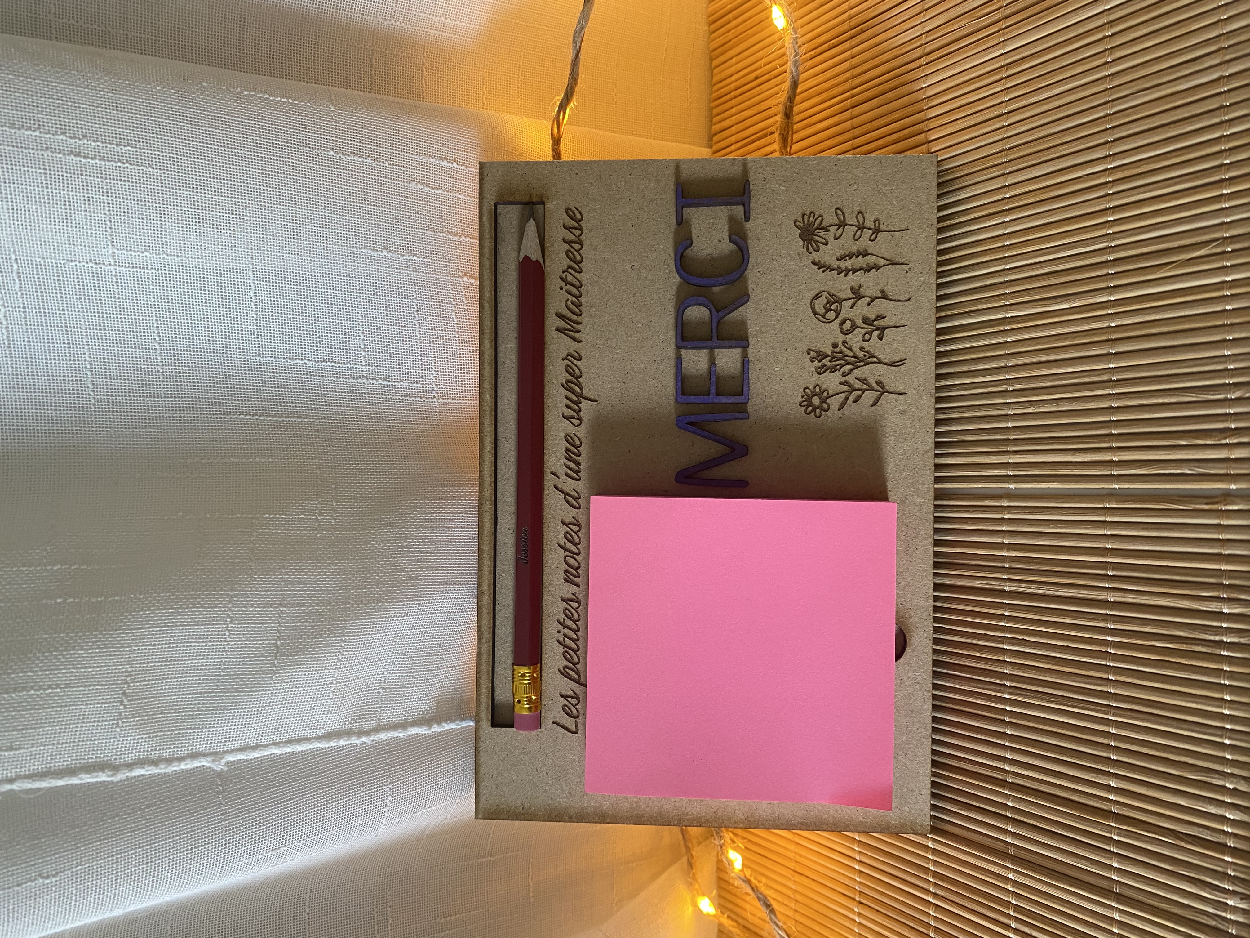 Bloc-notes Merci Maîtresse