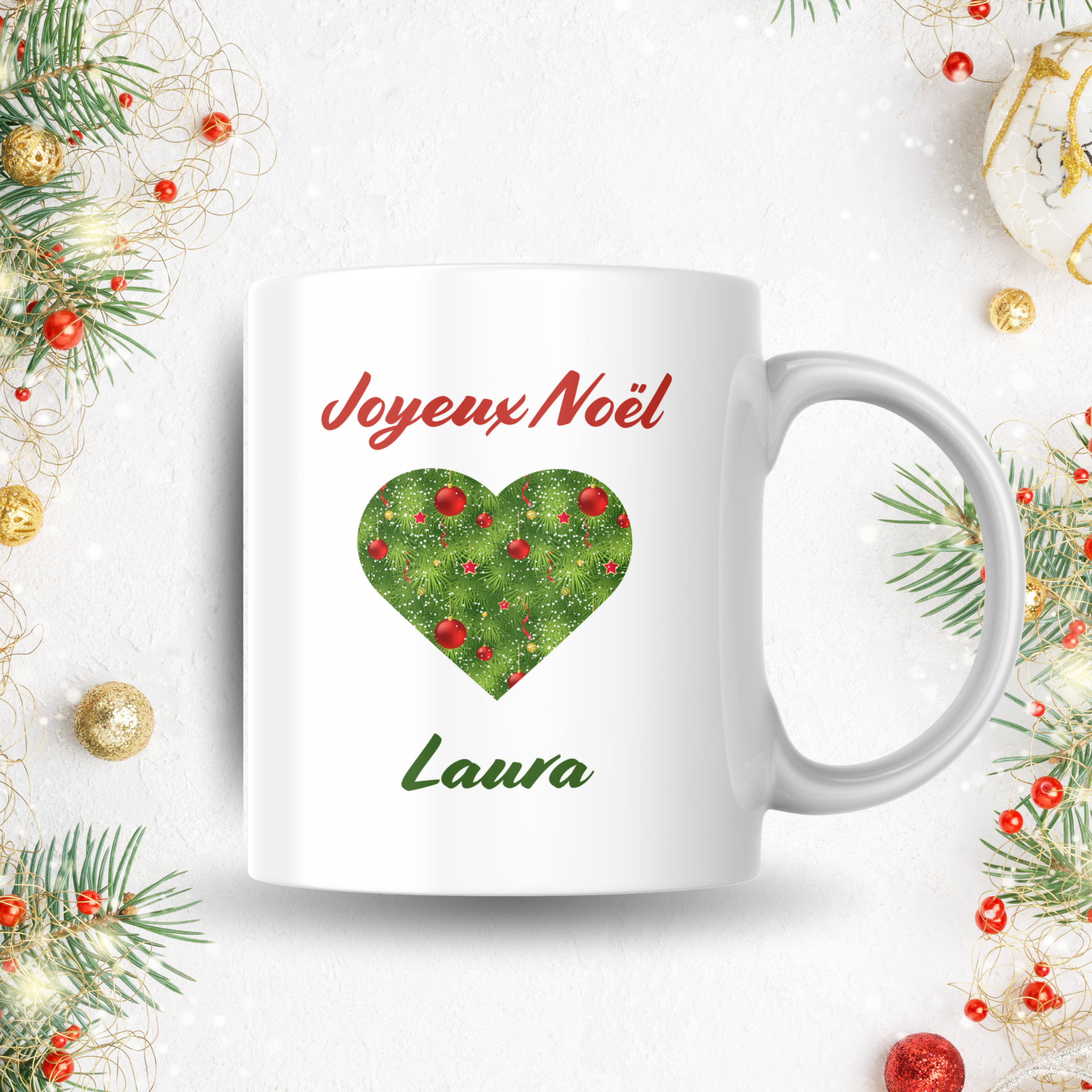 Mug personnalisé de Noël