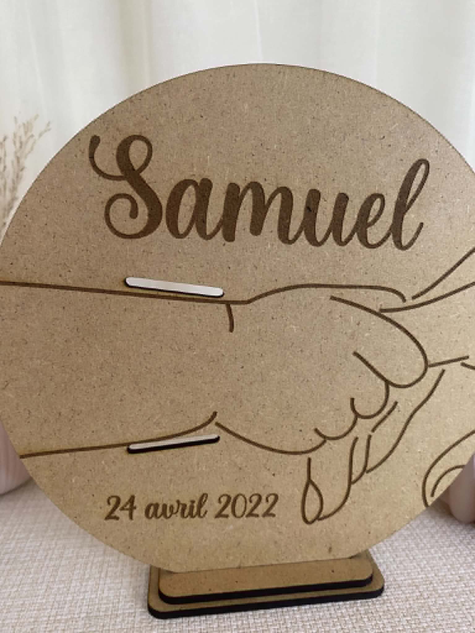 Porte bracelet de naissance