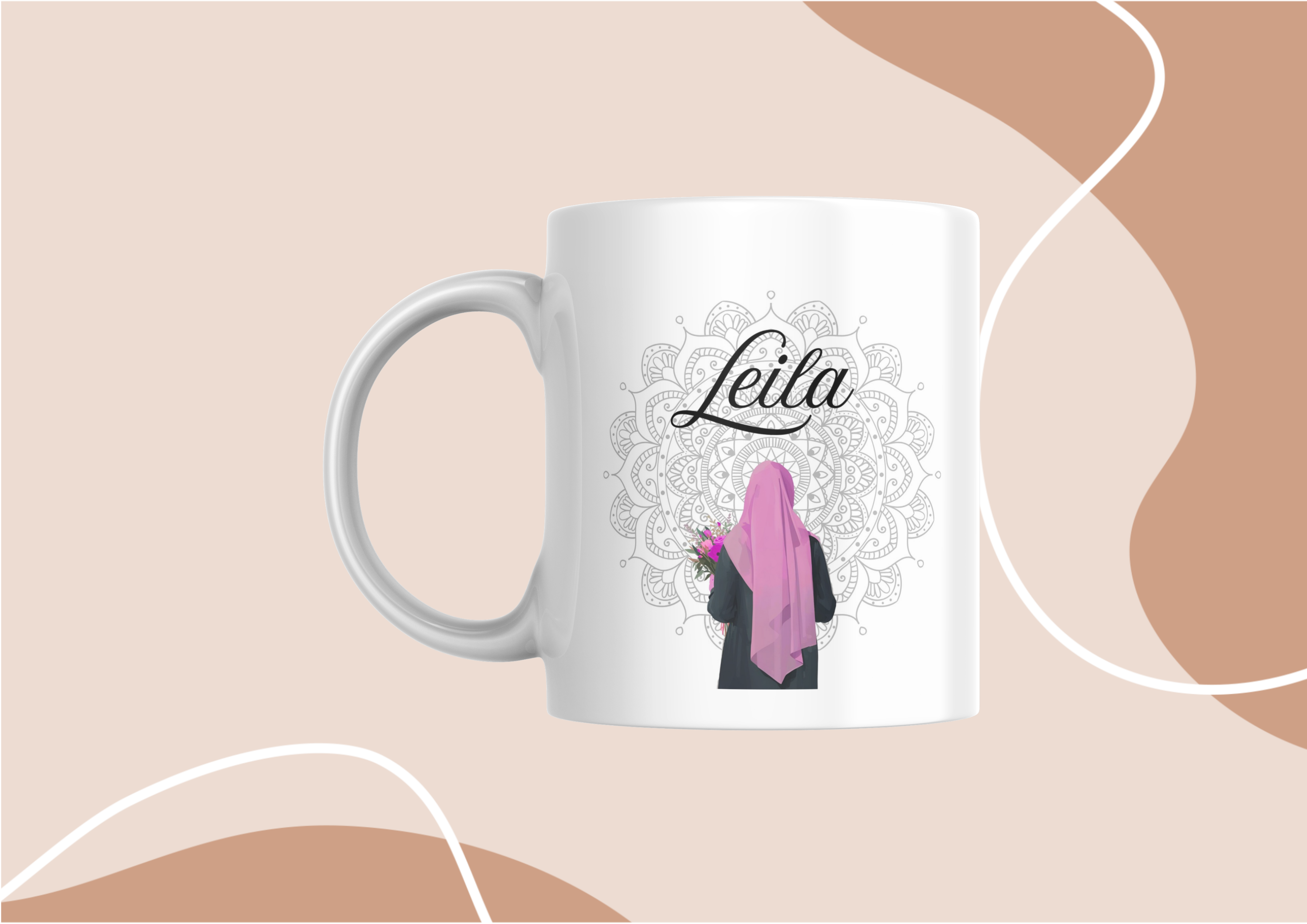 Mug personnalisé "style oriental"