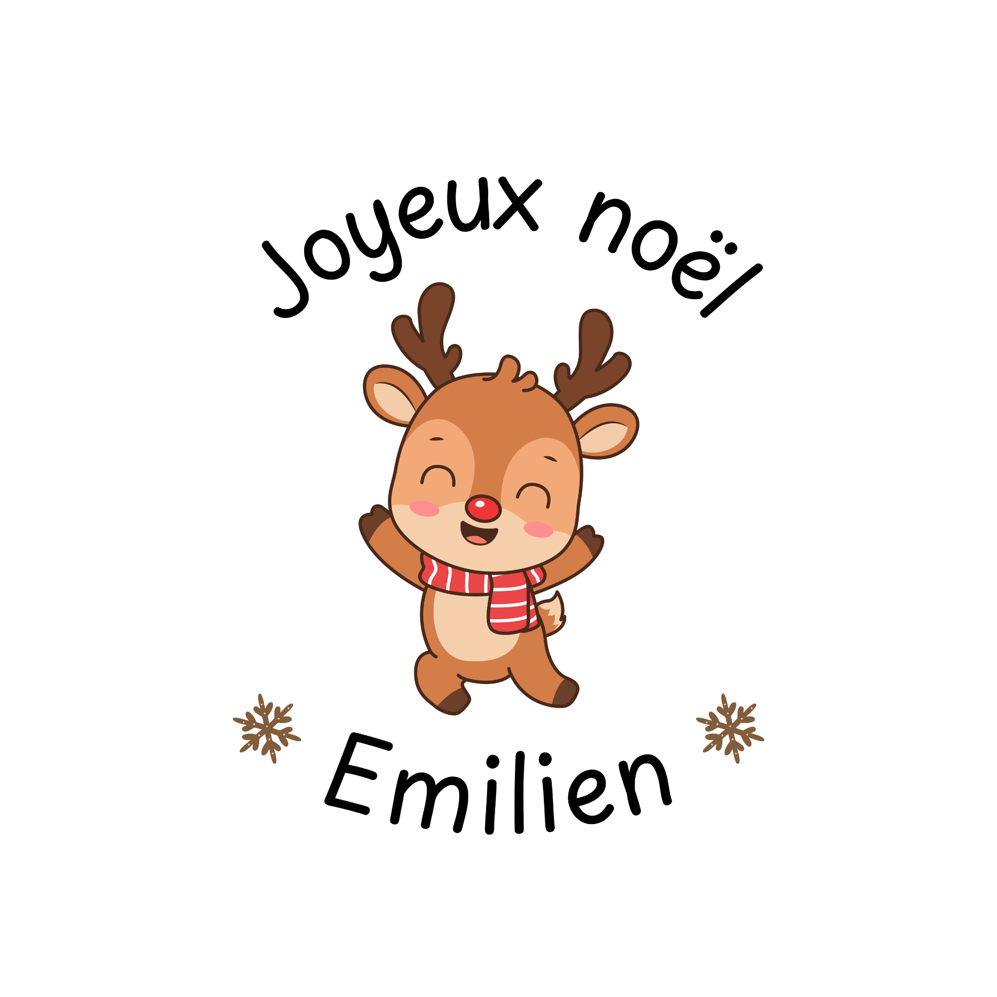 T-shirt personnalisé de Noël