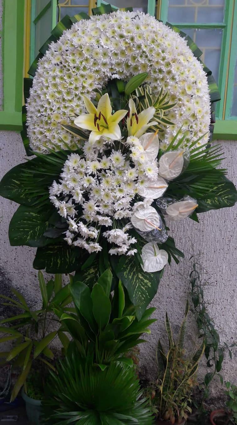 Standing Funeral Flower Arrangement