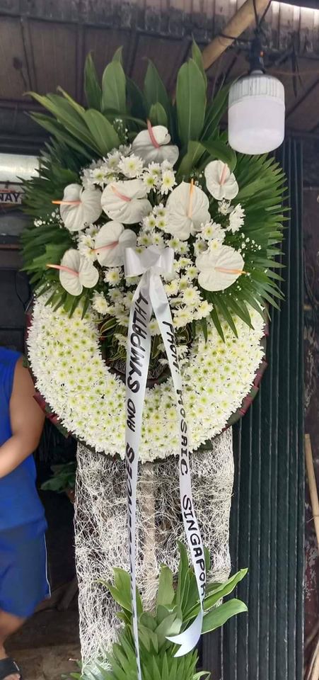 Funeral flower wreath