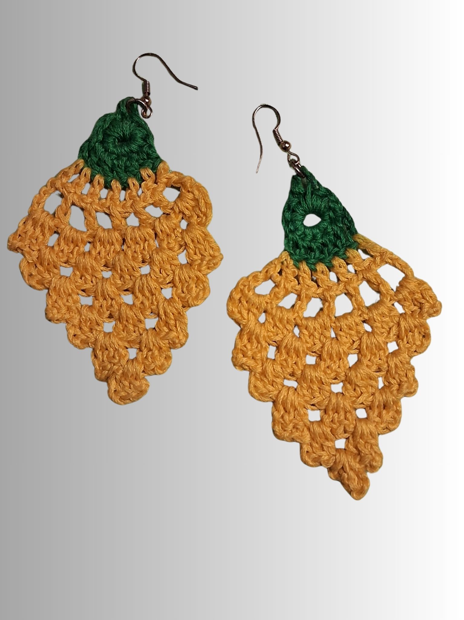 Crochet Pineapple Earrings
