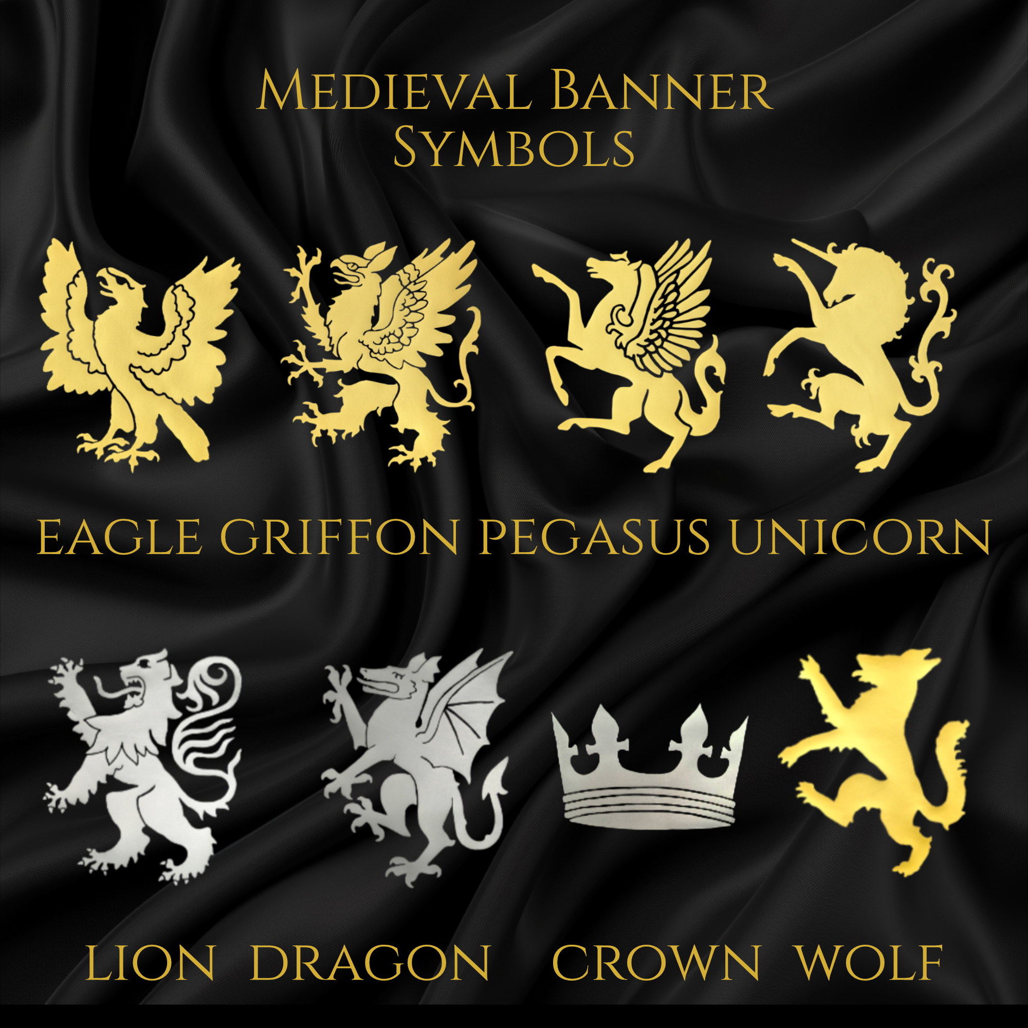 Medieval Heraldic Wall Banner