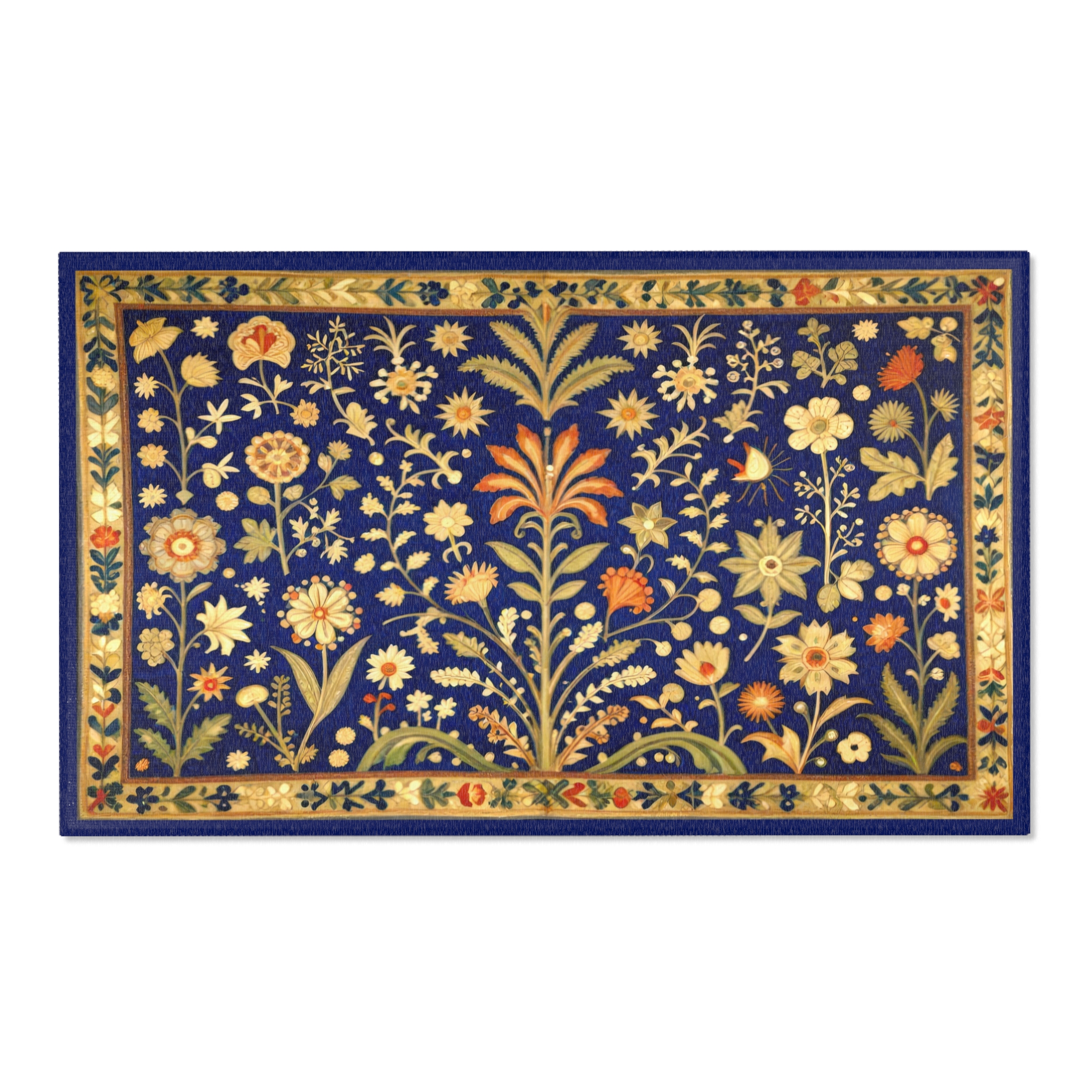 Tapestry-Inspired Decorative Rug