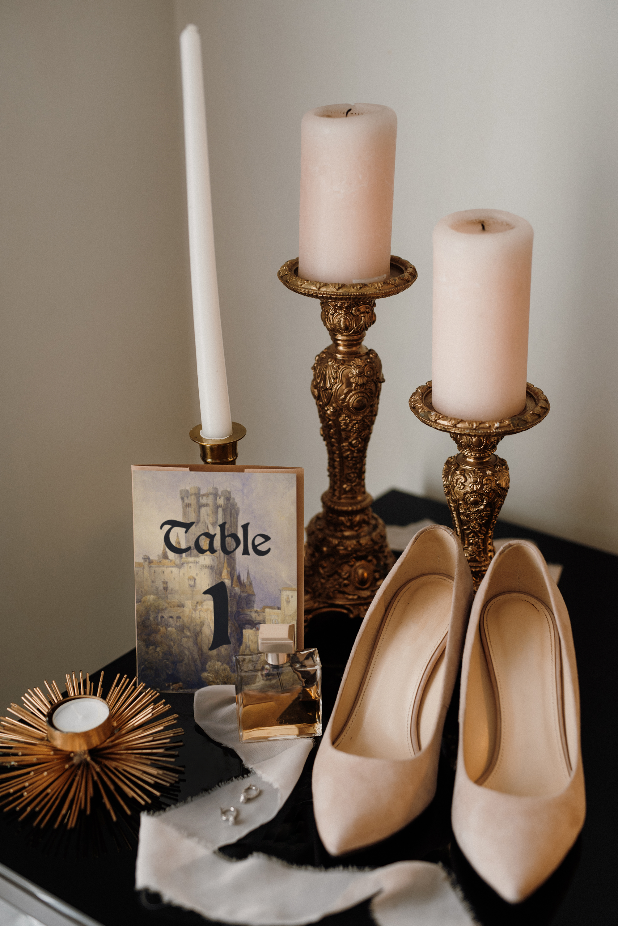 Medieval theme party table number cards, theme wedding, digital download