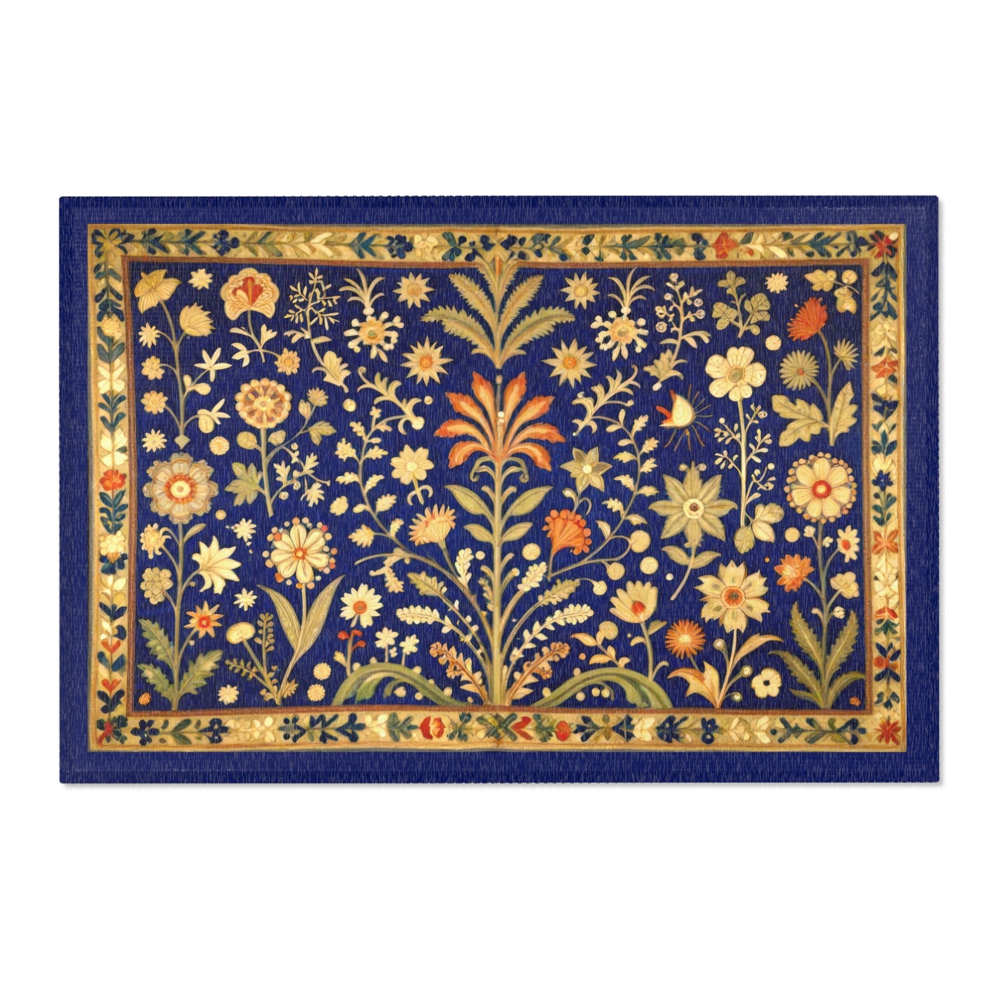 Tapestry-Inspired Decorative Rug