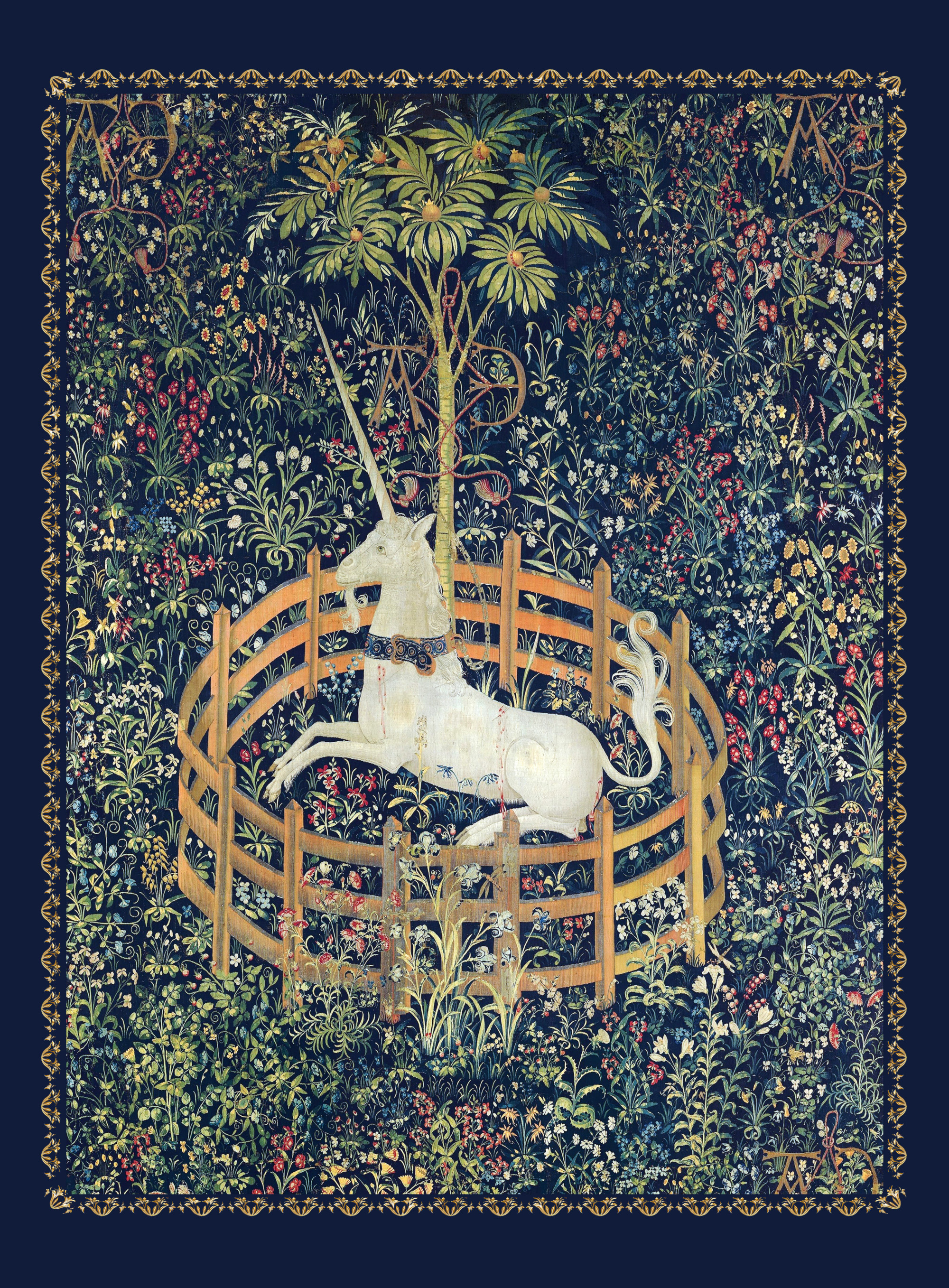 The unicorn in Captivity, Medieval Wall hanging