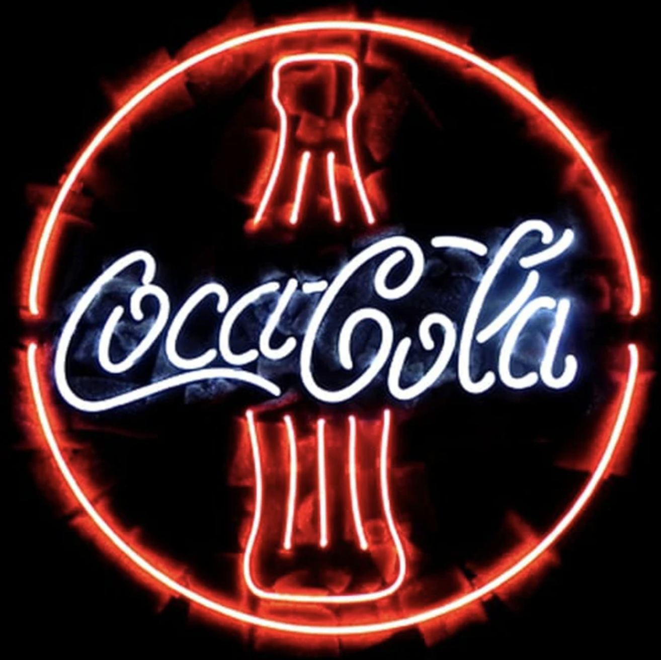 "Coca Cola Coke Bottle" Letreros Neon (70 cm)
