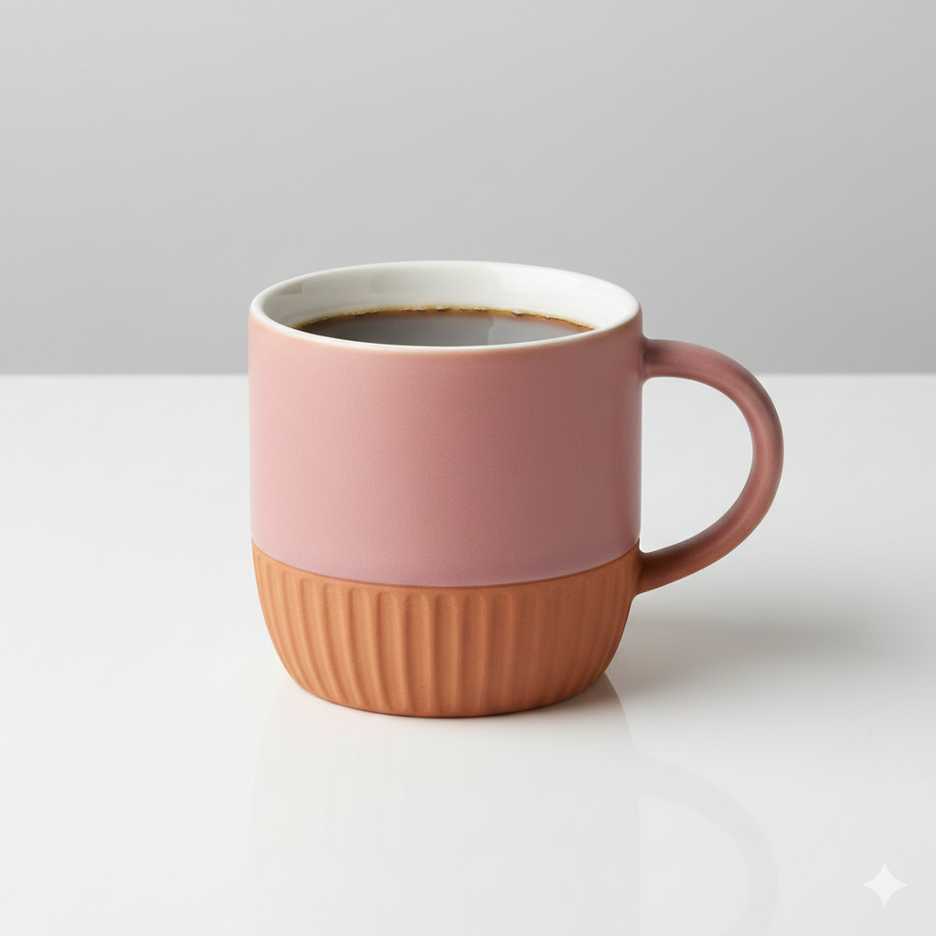 Two-Tone Ceramic Coffee Mug