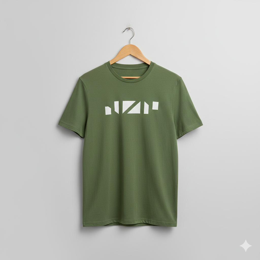 Olive Green Graphic T-Shirt