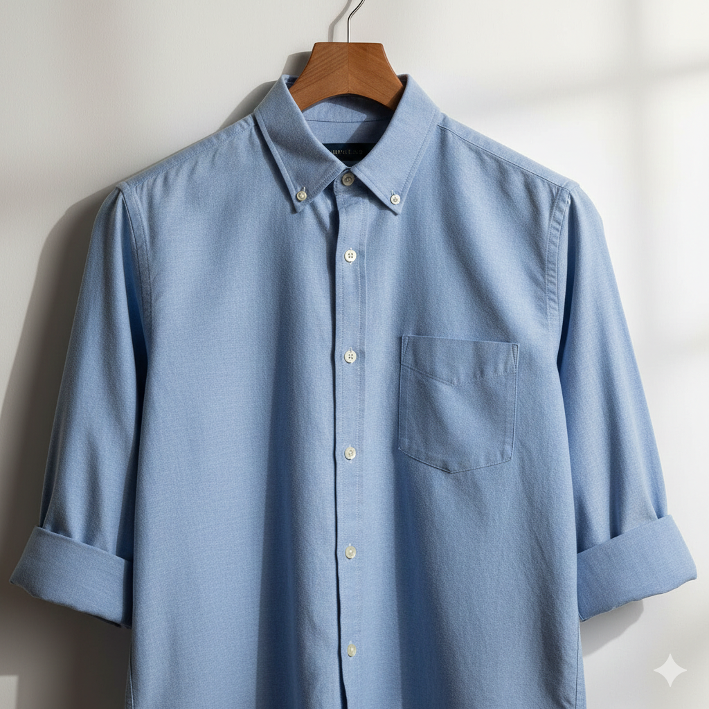 Classic Light Blue Button-Down Shirt