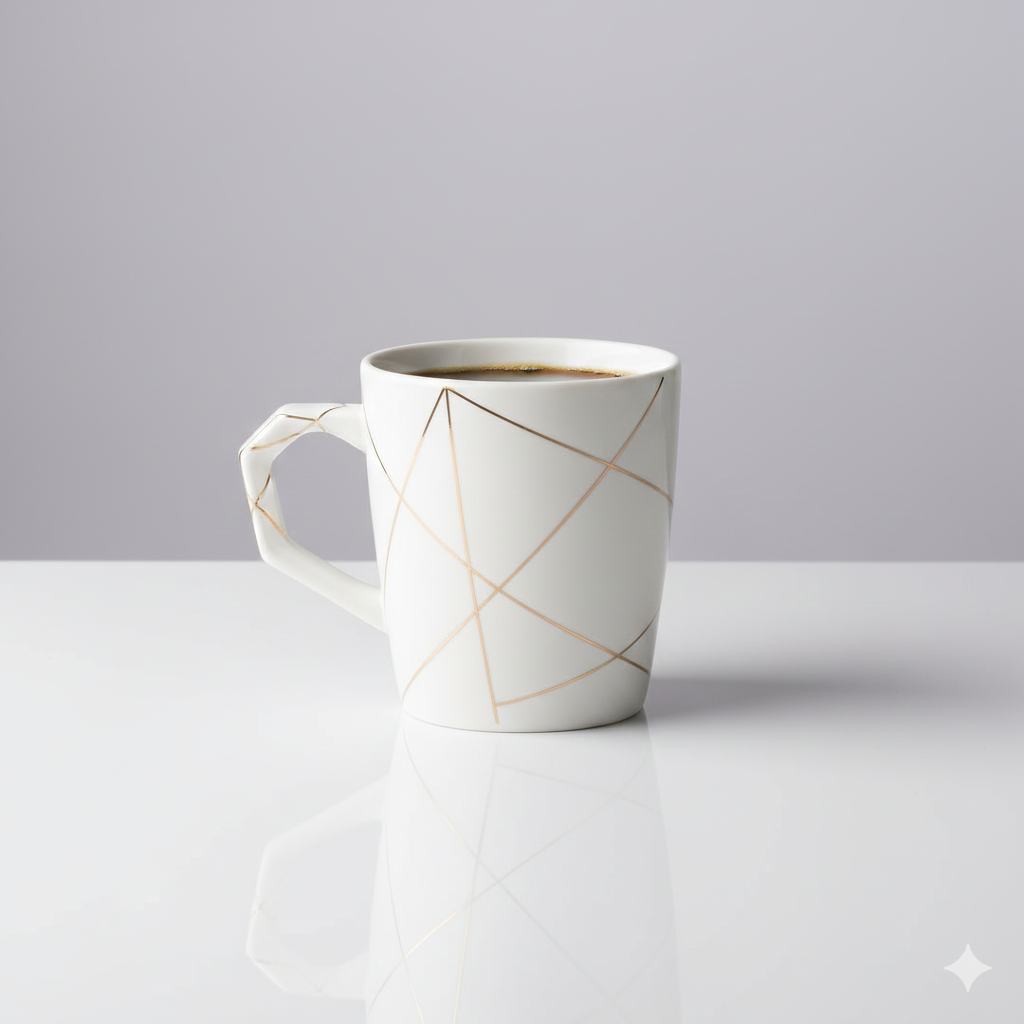 Geometric Ceramic Mug