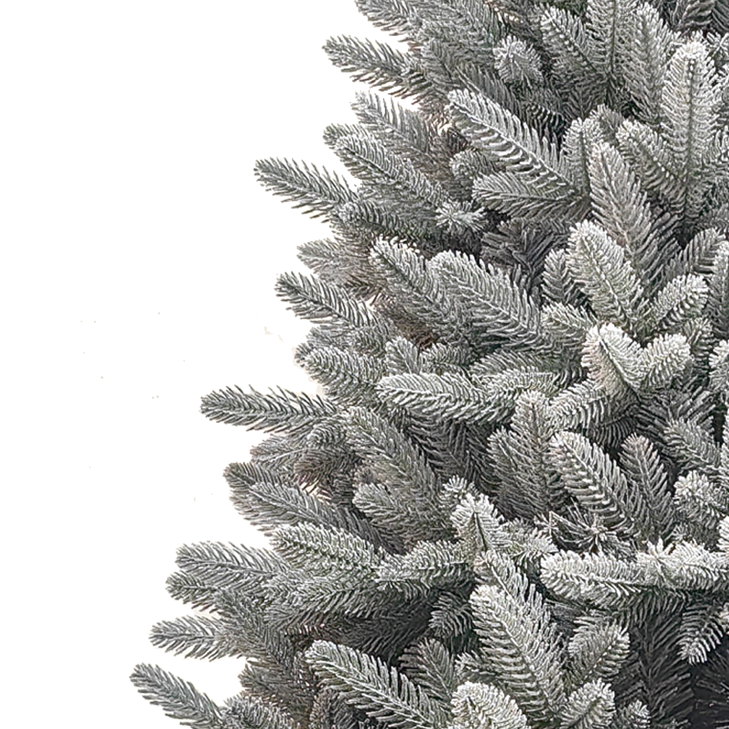 Flocked Artificial Christmas Tree ZRTR-66863