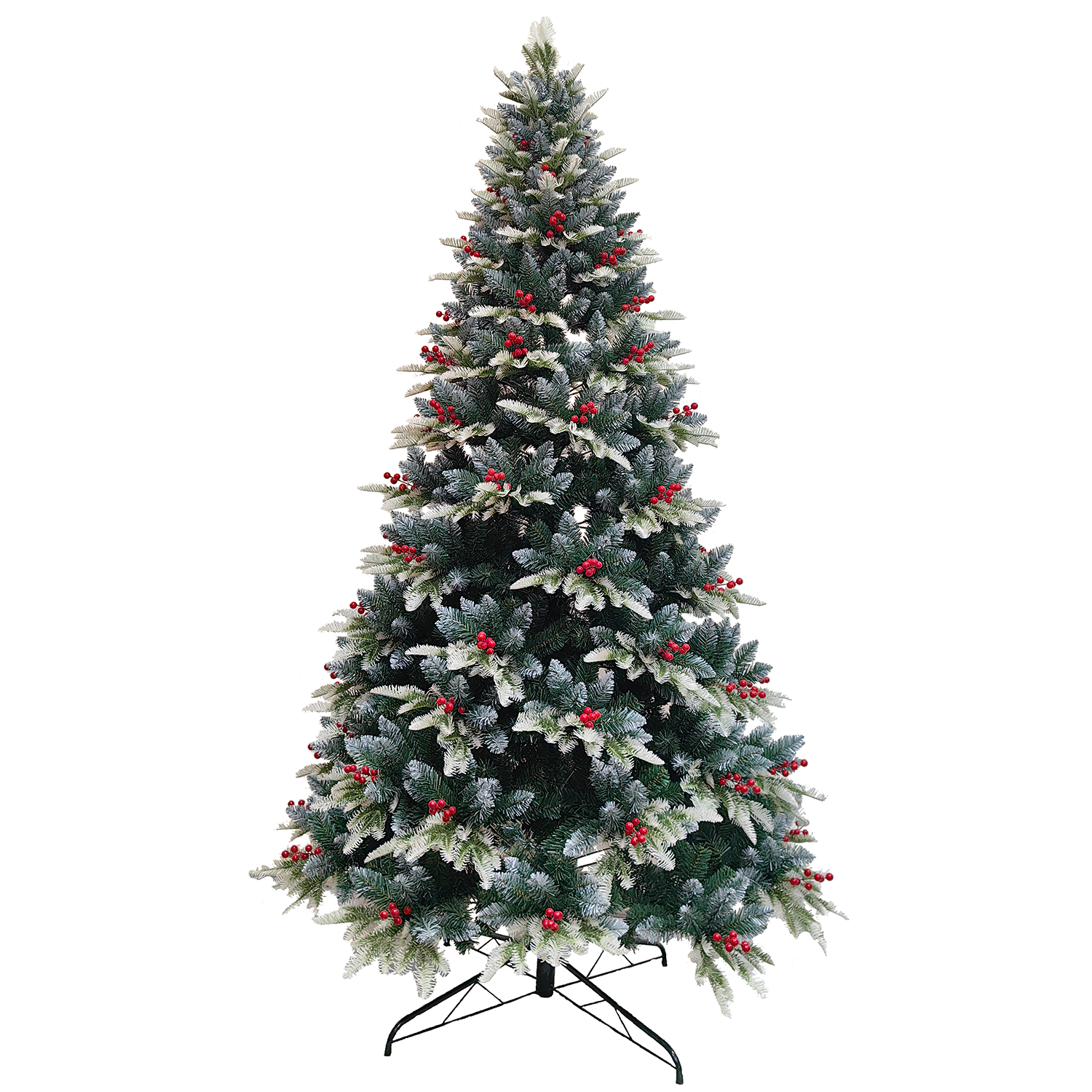 PE+PVC hybrid artificial Christmas tree  ZRTR-66859
