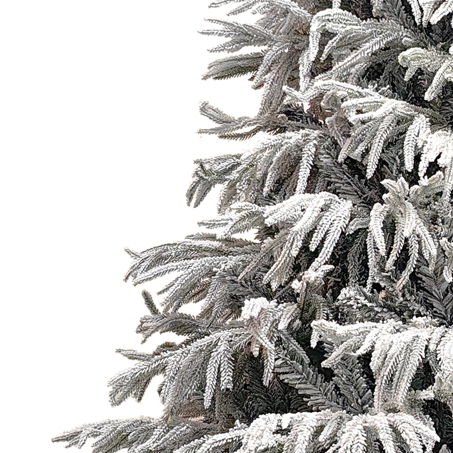 Snow Flocked Artificial Christmas Tree  ZRTR-66857